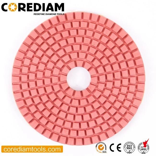 Resin Bond Granite Wet Polishing Pads in 125mm/Diamond Tool/Polishing Pads