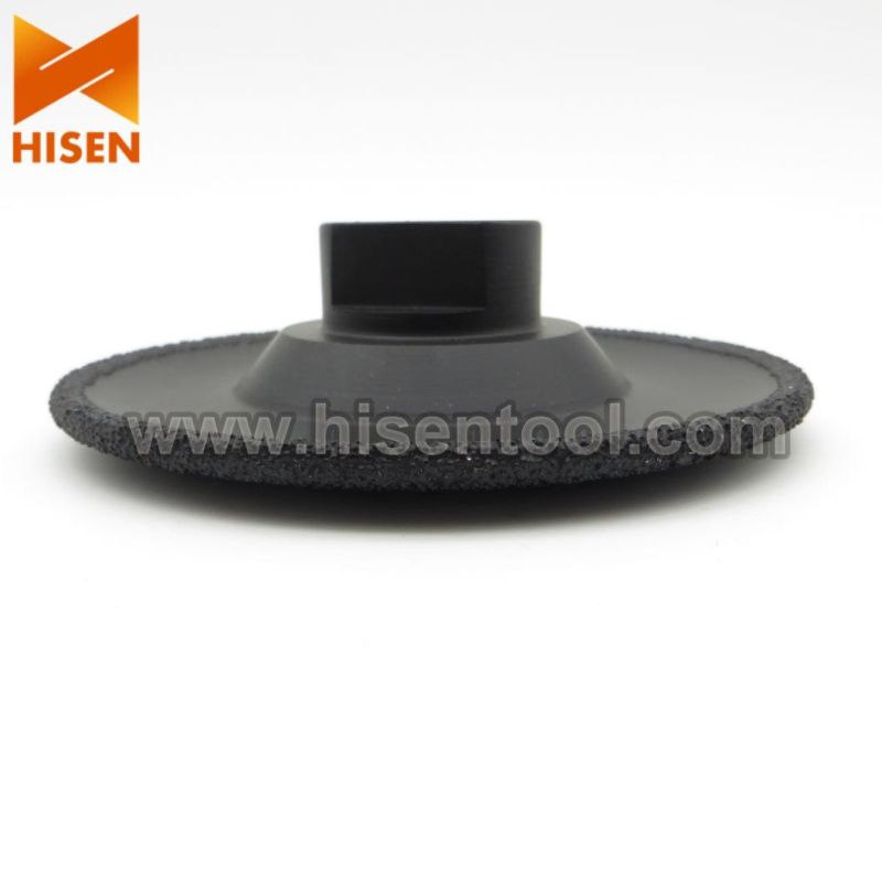4 Inch Convex Vacuum Brazed Cup Wheel for Stone