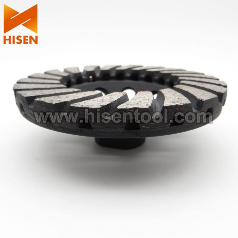 High Quality 100mm Turbo Diamond Cup Wheel for Stone