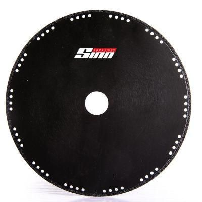Vacuum Brazed Diamond Saw Blade for Cutting Cast Iron Marble Metal Stainless Steel Fire Emergency