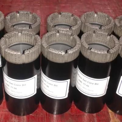 Surface Set Core Bit, Semi-Round, Tt-56