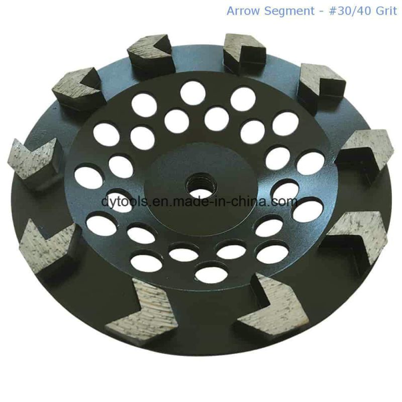Diamond Arrow Seg Grinding Cup Wheel for Polishing Concrete