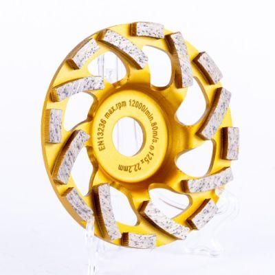 Single Row Diamond Cup Wheel for Stone Grinding