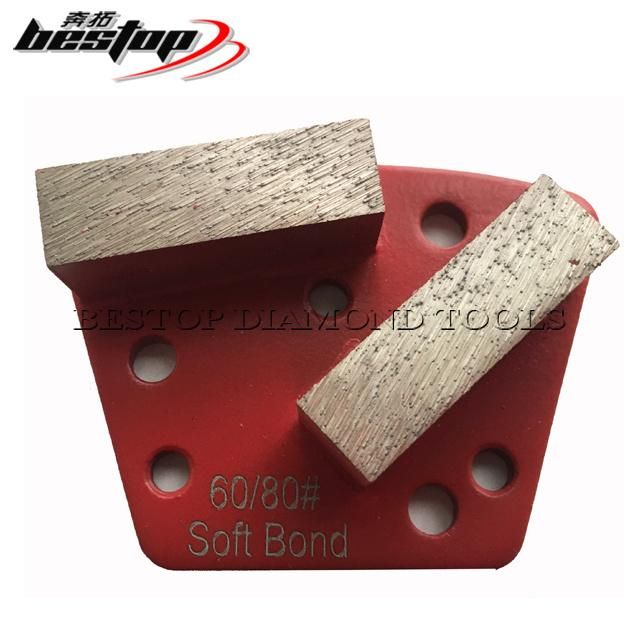 Trapezoid Diamond Floor Plates for Concrete Grinding