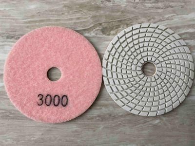 100mm Marble Sanding Disc Flexible Grinding Disc Resin Bond Dry Polishing Pad