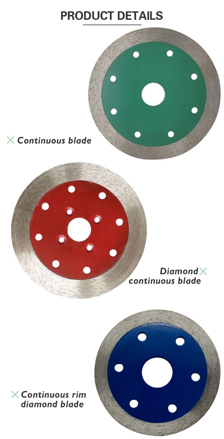 Top Level Diamond Continuous Cutting Disc for Stone Cutting and Abrasive