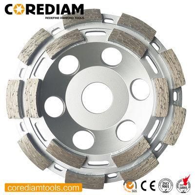 Diamond Double Row Grinding Cup Wheel for Concrete and Masonry in All Size/Tooling/Grinding Cup Wheel