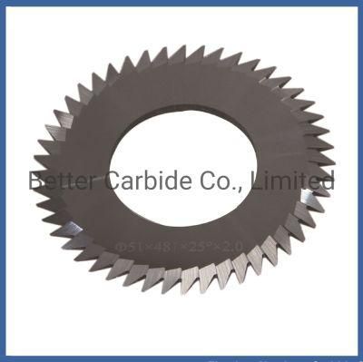 Grinding Cemented Carbide Saw Blade - Tungsten Blade for PCB V Scoring
