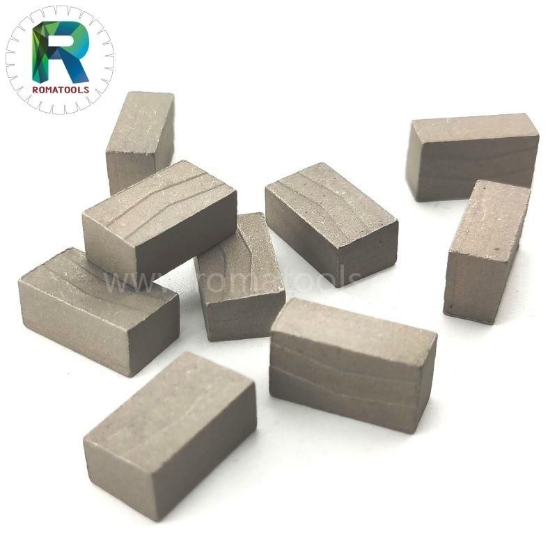 Romatools Customizated Fast Cutting Diamond Stone Segment for Granite