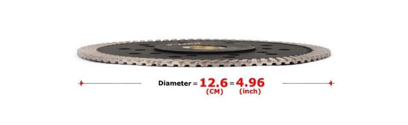 Z-Lion High Quality 125mm Diamond Saw Blade Wet Use Multi-Holes Grinding Wheels for Angle