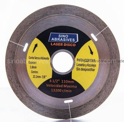 Thin Turbo Ceramic Cutting Diamond Blade