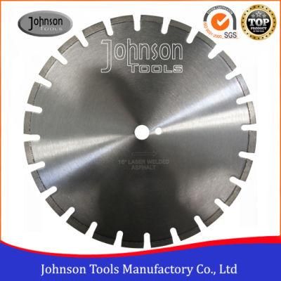 Asphalt Cutting: 400mm Diamond Laser Welded Saw Blade for Asphalt