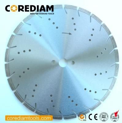 14-Inch Lasered Concrete Cutting Blade with Tilted Slot/Cutting Disc
