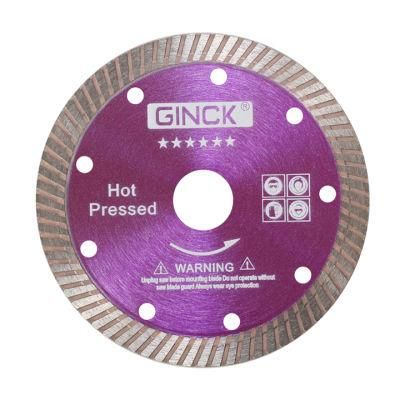 Ultra Thin Type Turbofor Ceramic Tile Stone Cutting Diamond Saw Blade Disc