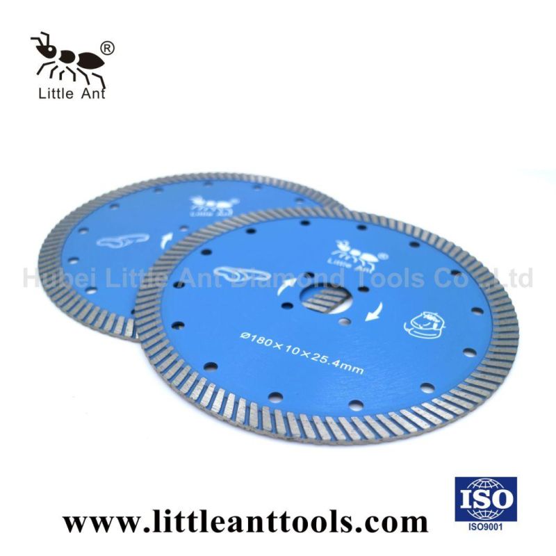 180mm Blue Stone Diamond Turbo Saw Blade