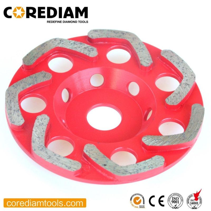 Brazed Diamond Cup Wheel with F Segment for Concrete and Masonry Materials in All Size/Diamond Grinding Cup Wheel/Diamond Tools