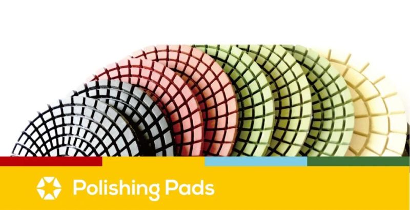 Resin Bond Granite Wet Polishing Pads in 125mm/Diamond Tool/Polishing Pads