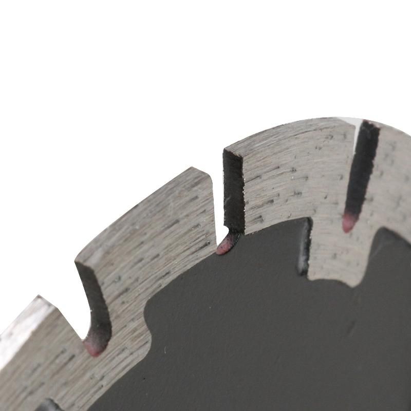 180mm 7 Inch Style Deep Teeth Diamond Circular Saw Blade with Productive Teeth for Dry and Wet Cutting Stone, Concrete, Granite