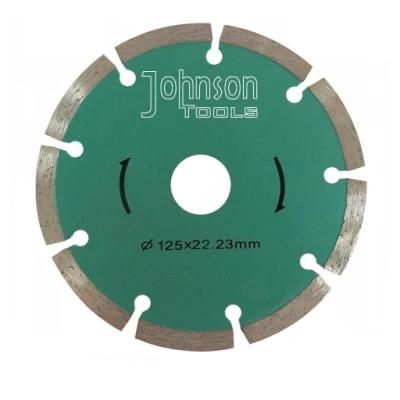 125mm Sintered Diamond Segmented Saw Blade General Purpose Cutting Tools