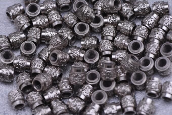 Iron Cutting Vacuum Brazed Diamond Wire 10.5mm /44 Beads