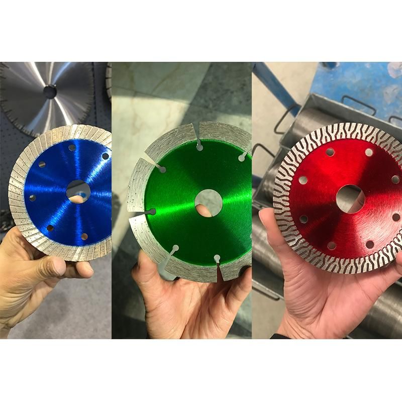 China Supply 4 Inch Turbo Saw Blade /Diamond Wheel / Diamond Saw Blade for Cutting Granite / Ceramic /Tile /Porcelain / Stone / Concrete / Brick