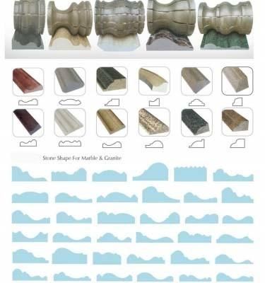 Segmented Grinding Wheel Profiling for Shaping Marble Granite and Edge