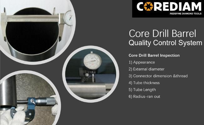 Diamond Core Drill Barrel/Core Drill Tube/Core Drill/Diamond Tool