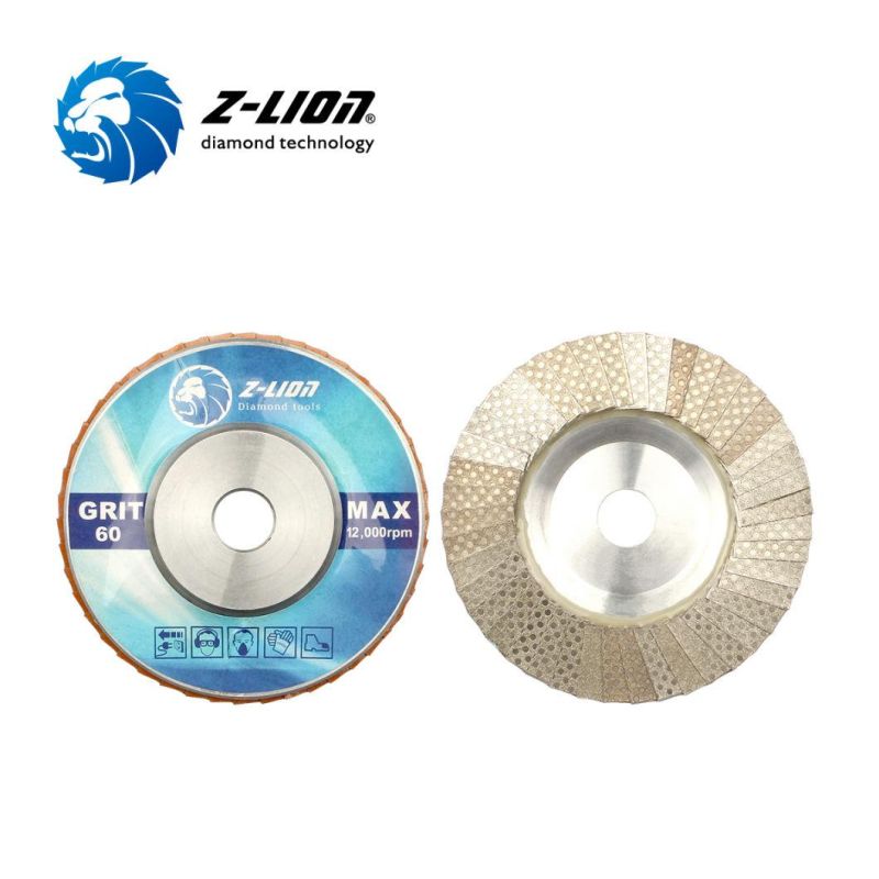 4.5in Diamond Flap Cutting Disc Wheel for Stone Glass Tile Concrete Polishing