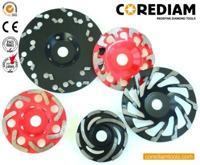 105mm-180mm Diamond Cyclone Cup Wheel for Concrete and Masonry in Your Need/Diamond Grinding Cup Wheel/Tooling