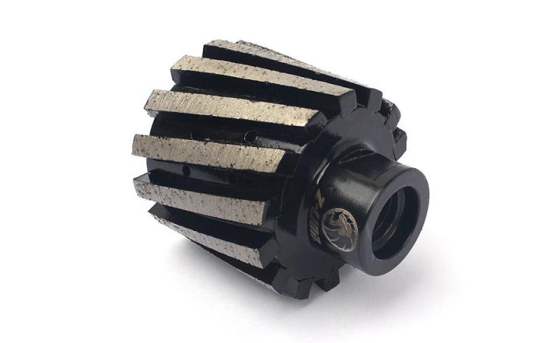 Metal Zero Tolerance Diamond Grinding Drum Wheel for Stone