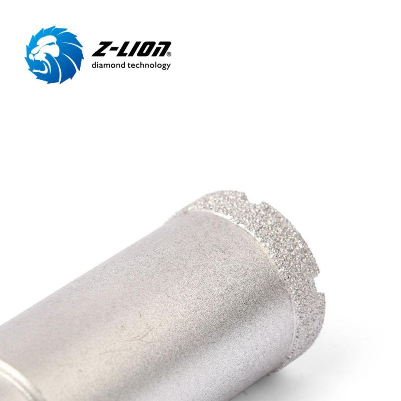 Diamond Vacuum Brazed Core Drill Bit for Engineered Stone Marble Ceramic Dry Drilling