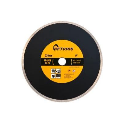 Hot-Press Big 9&quot; Continuous Diamond Saw Blade Cutting Disc for Concrete