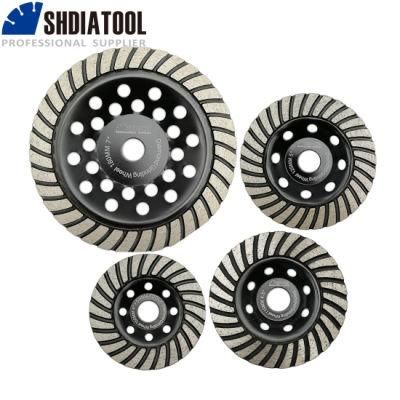 Wholesale Price Sintered Diamond Turbo Row Grinding Cup Wheel Concrete Masonry Grinding Disc