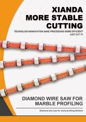 Diamond Wire Saw for Marble Profiling Stone Cutting Tools Factory