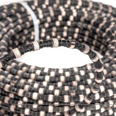Sandstone or Granite Quarry Cutting Rubberized Diamond Wire Saw