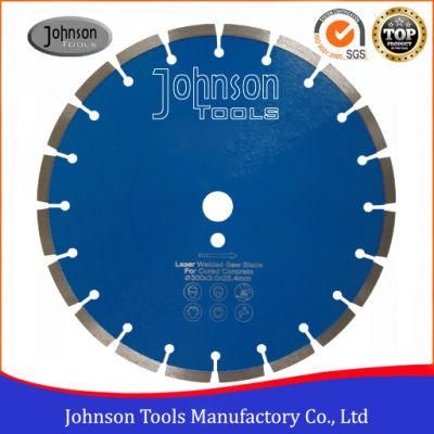 Od300mm Laser Welded Diamond Saw Blade for Fast Cutting Cured Concrete