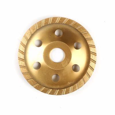 High Quality Single Row Diamond Cup Grinding Wheel for Granite and Cured Concrete