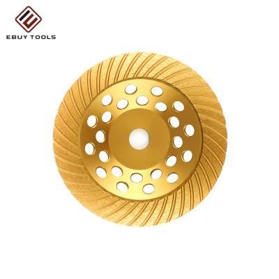 7inch Diamond Cup Wheel Inclined Tooth Sharp Diamond Grinding Wheel for Marble Concrete
