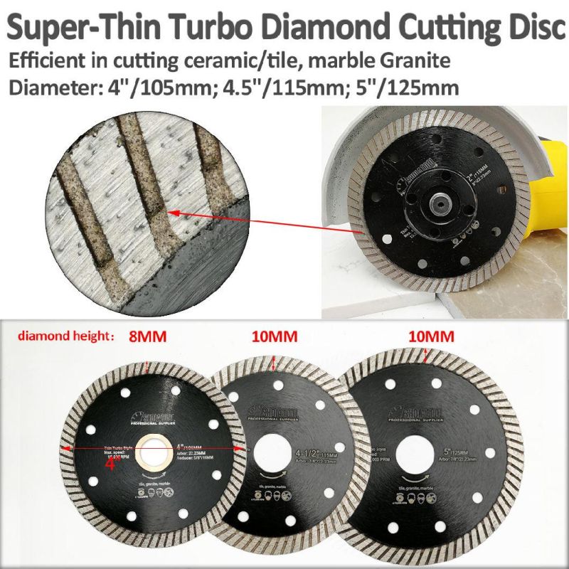 105 -230mm Both Side Electroplated Diamond Granite Saw Blade for Marble