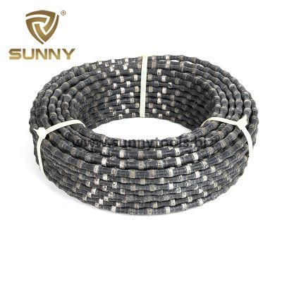 Rubber Coating Diamond Wire Saw for Stone Cutting