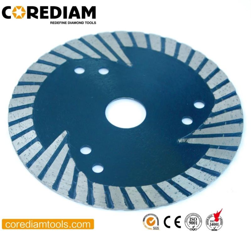 4.5inch /115mm Sinter Hot Pressed Turbo Saw Blade for Stone Cutting/Diamond Tool