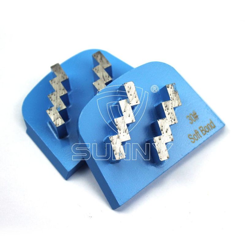 Zigzag Segment Diamond Grinding Shoe for Lavina Machine