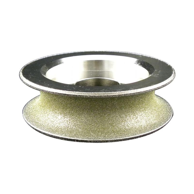 Vacuum Brazed Diamond Marble Edge Hand Profile Wheel Electroplated Diamond Grinding Wheel