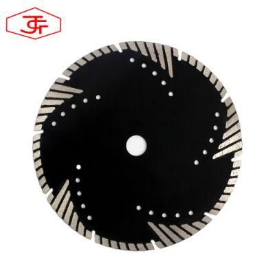 10inch Gu Turbo Cutting Diamond Saw Blade with Protection Teeth