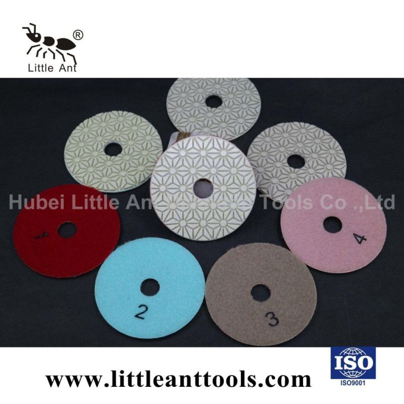 4 Inch /100mm 4 Steps Wet Polishing Pads