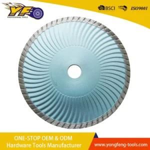 Circular Saw Blade with Turbo Wave Rim Saw Blade, Turbo Wave Diamond Blade