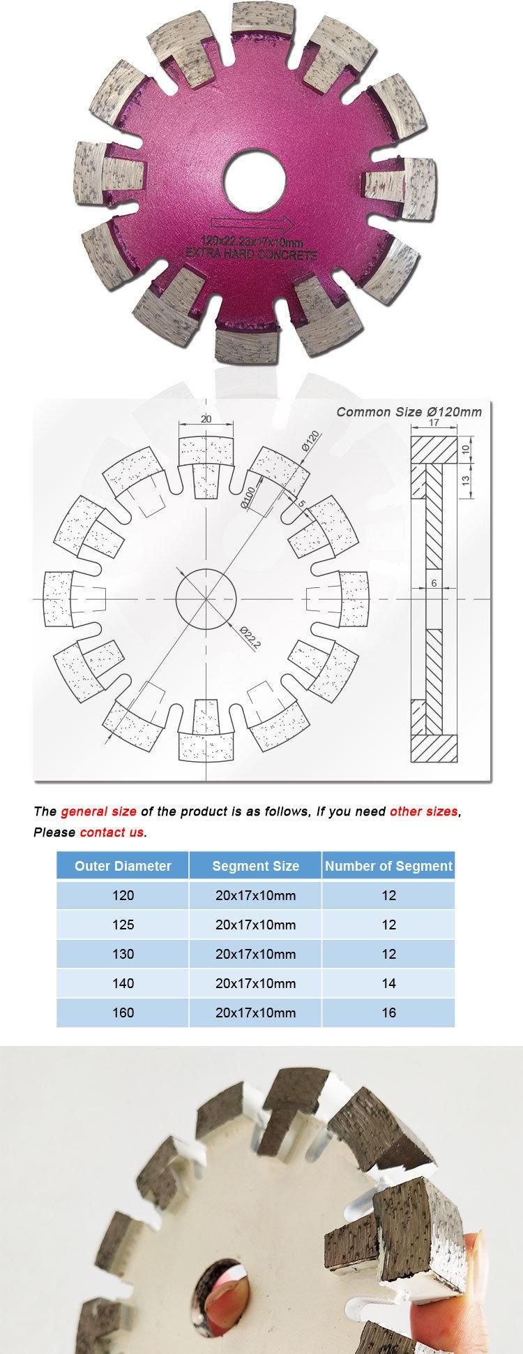 Floor Heating Diamond Hand Saw Blade Tool for Extreme Hard