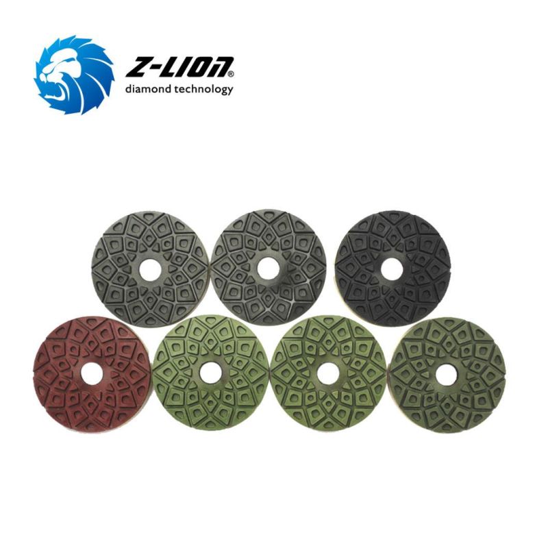 Diamond Edge Polishing Pad with Snail Lock for Granite Marble Artificial Stone