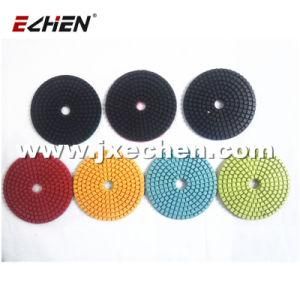 Marble Polishing Pad with Hook and Loop Backed