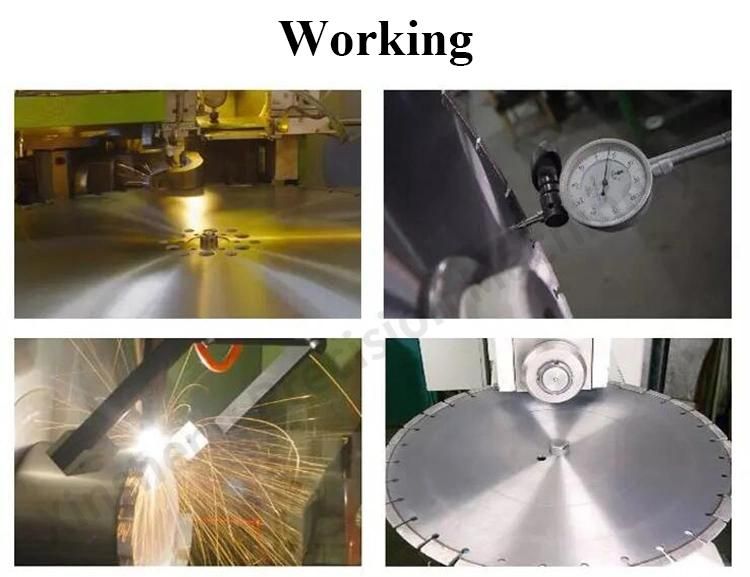 125X22.23mm Hot Press Sintered Diamond Saw Blade with Protective Teeth for Cutting Concrete Stone